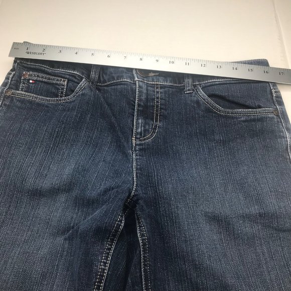 Tommy Hilfiger Women's 10 Reg Boot Cut Blue Jeans Excellent Preowned Condition - Picture 5 of 9